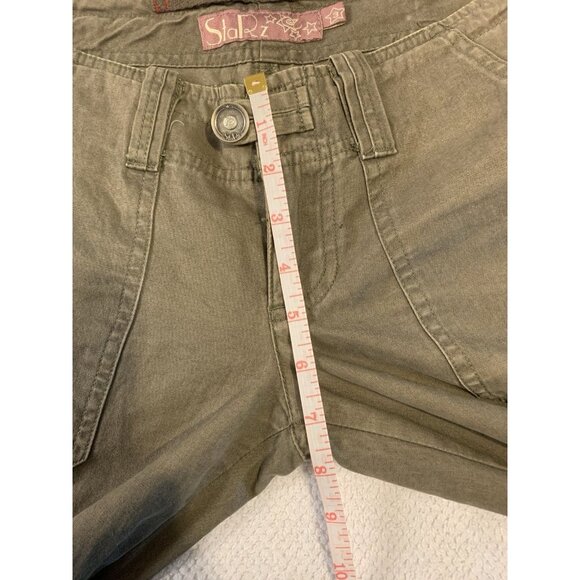 Low Rise Khaki Pants Convertible Capri - Picture 6 of 7